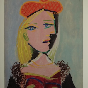 Fine Cubist limited edition print - portrait of a woman, Pablo Picasso, signed & hand numbered