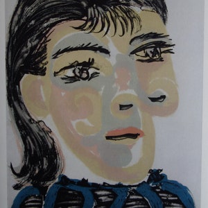 Fine Cubist limited edition print - Buste de femme, Pablo Picasso, signed & stamped