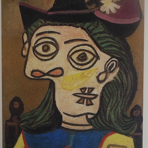 Fine Cubist limited edition print - portrait of a woman, Pablo Picasso, signed & numbered