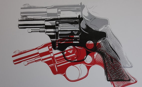 Fine Pop Art Limited Edition Trial Print – Gun Series, Andy Warhol