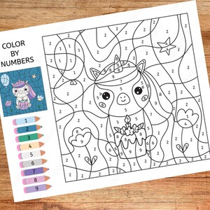 Color by Number Coloring Pages, Unleash Your Creativity With Fun and ...