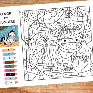 Color by Number Coloring Pages, Unleash Your Creativity With Fun and ...