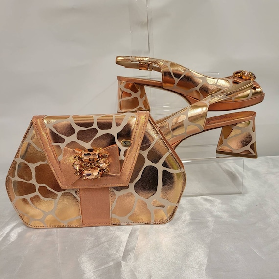 Italian Leather Shoe and Bag Set