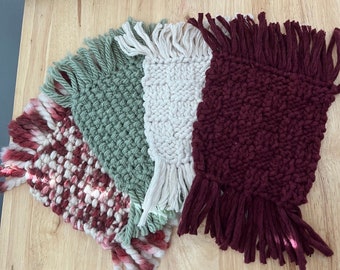 Mug Rugs - Crochet Boho Coasters and Decor