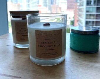 Sea Salt + Coconut Milk Candle