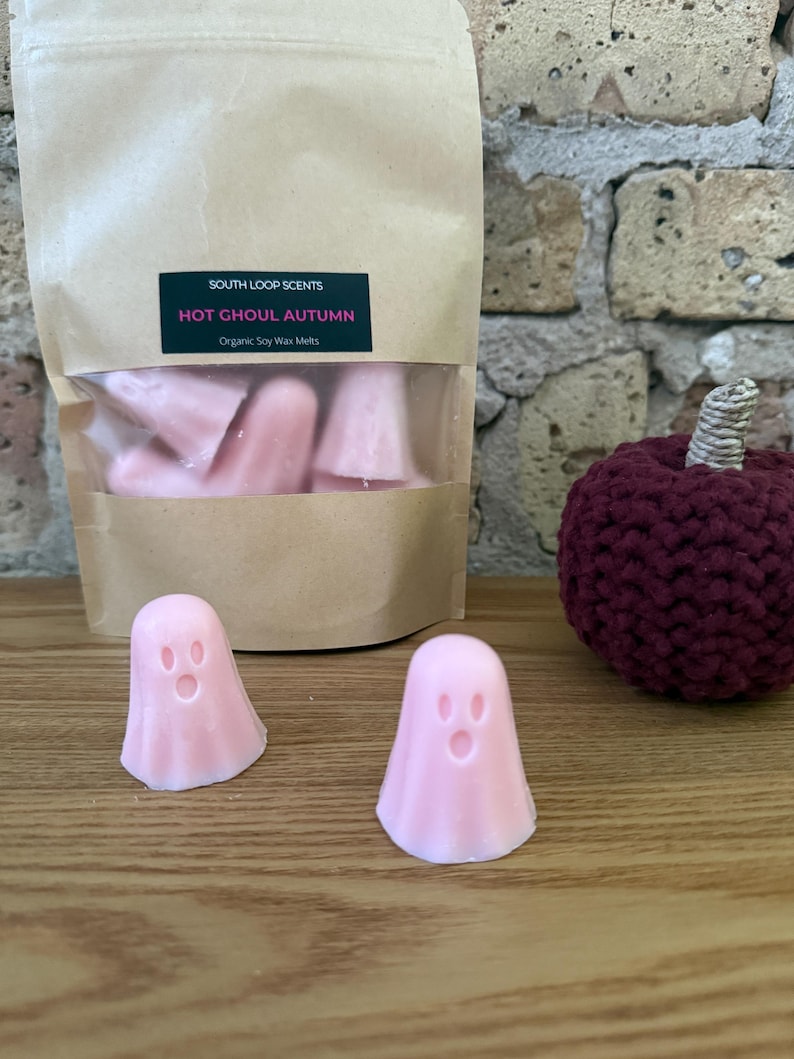 Hot Ghoul Autumn - Pink Ghosts Halloween Soy Wax Melts bild 1