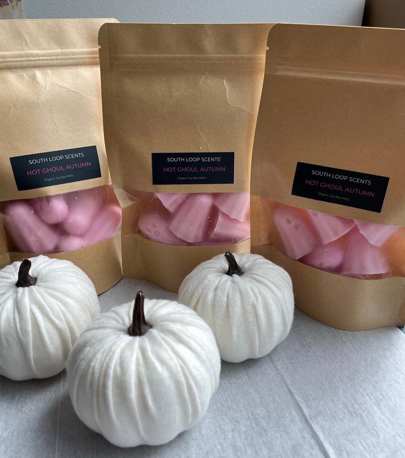 Hot Ghoul Autumn - Pink Ghosts Halloween Soy Wax Melts bild 4