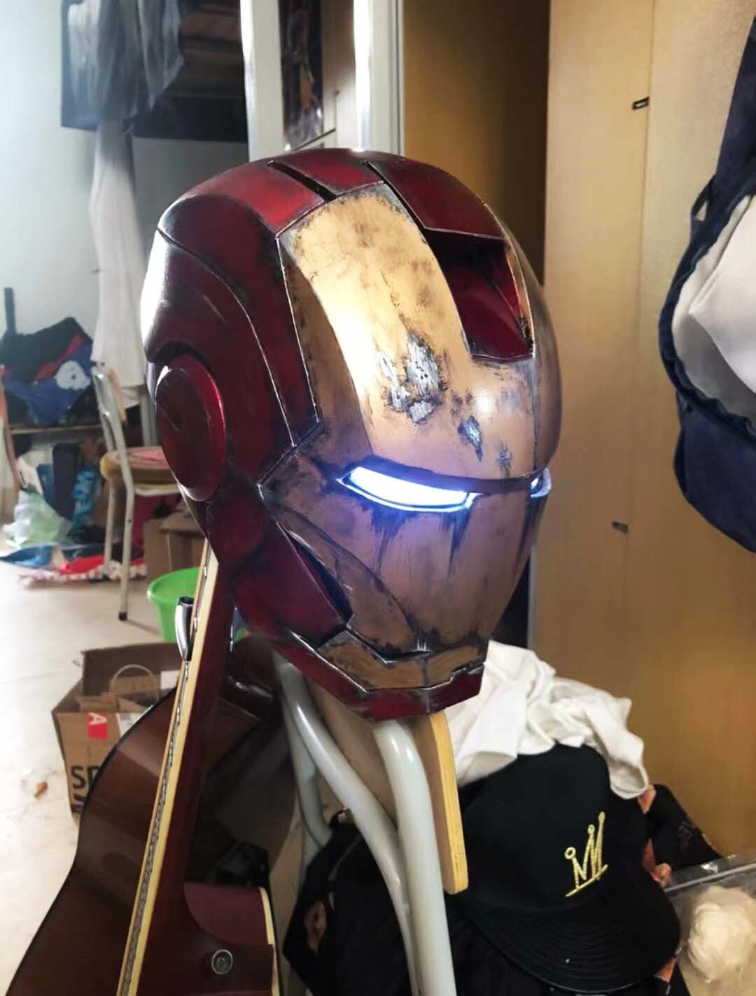 Professional Handmade Wearable Iron Man Helmet Customization Etsy India