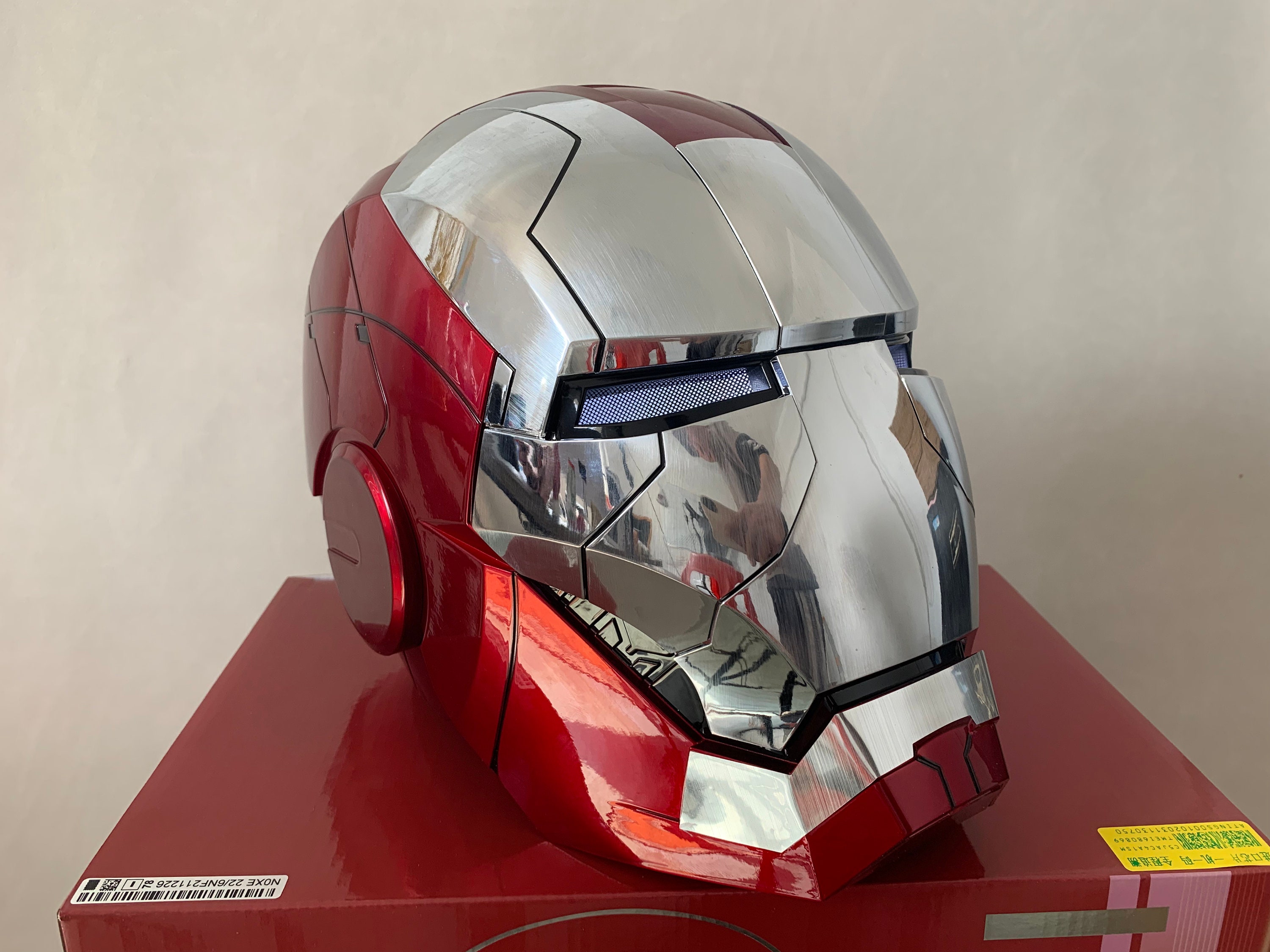 MK5 Iron Man Mask Helmet Mask Voice Command to Open and Close Etsy Australia