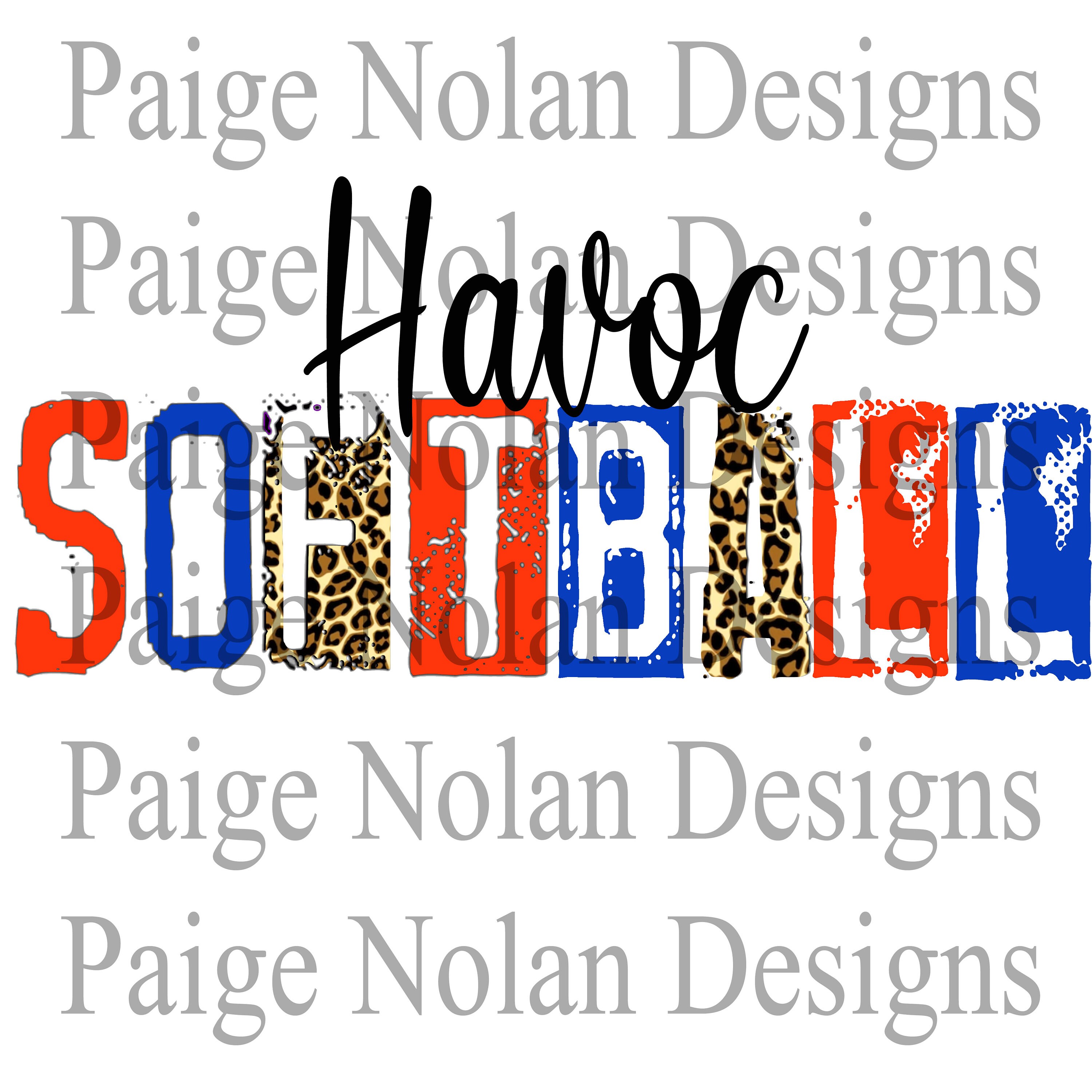Havoc Softball Etsy