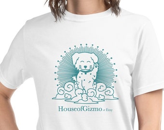 HouseofGizmo Dog Cloud Logo Organic T-Shirt