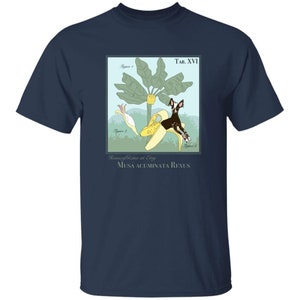 Dog in Banana Vintage Botanical Unisex T-shirt image 1