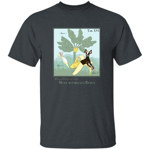 Dog in Banana Vintage Botanical Unisex T-shirt image 3