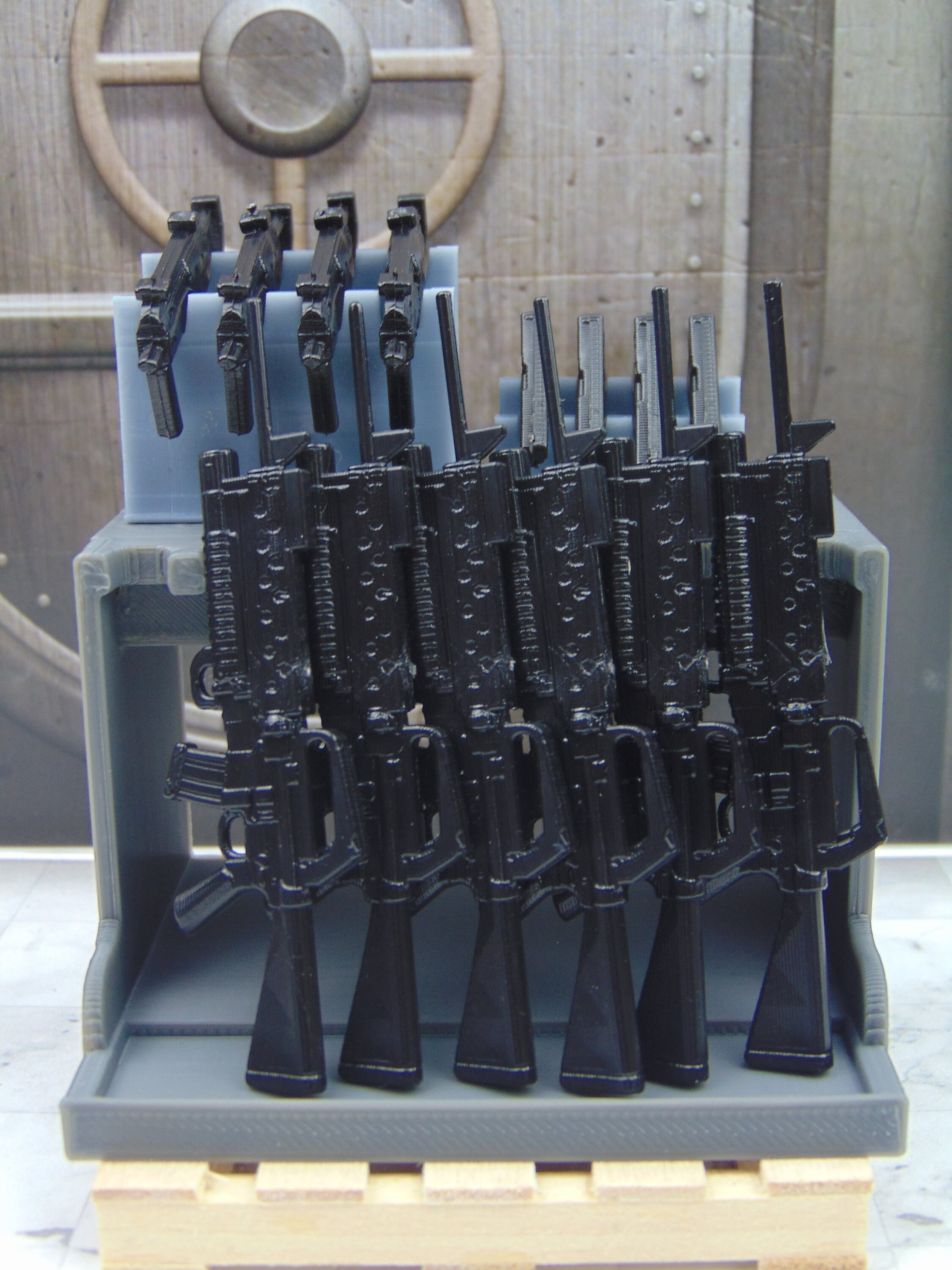 Custom Accessory 1:12 Scale for 6 Inch Figures Armory Gun Rack Type 3 ...