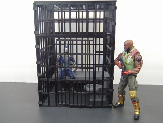 1:12 スケール 刑務所独房 刑務所ジオラマ 小道具 アクセサリー 3D