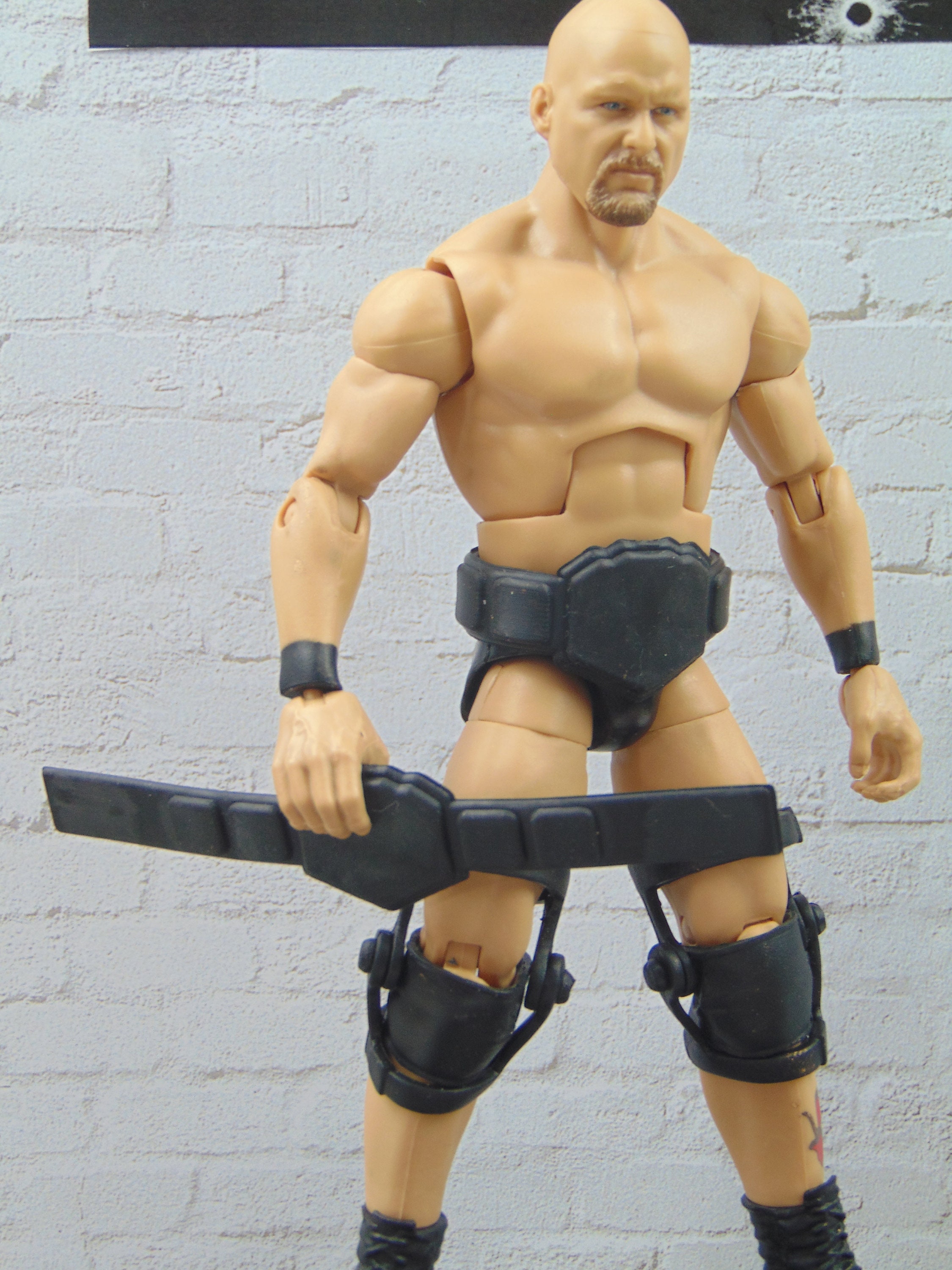 Mattel Jakks Figures WWF Custom Wrestling Belts Wrestlemania 6 Set Hasbro 