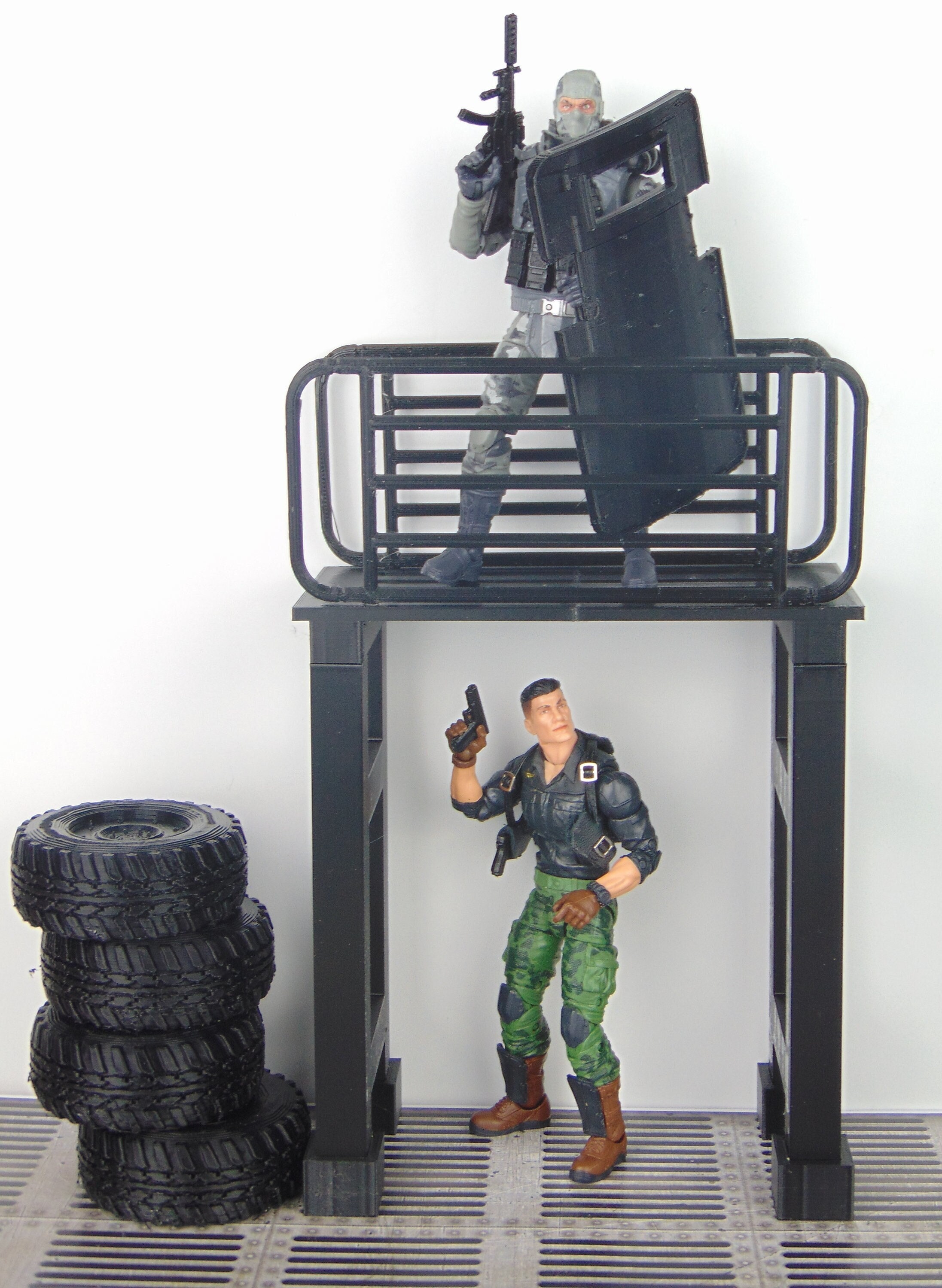 How to Make MINIATURE TRASH BAGS easy! For Action figures, display, props,  diorama 