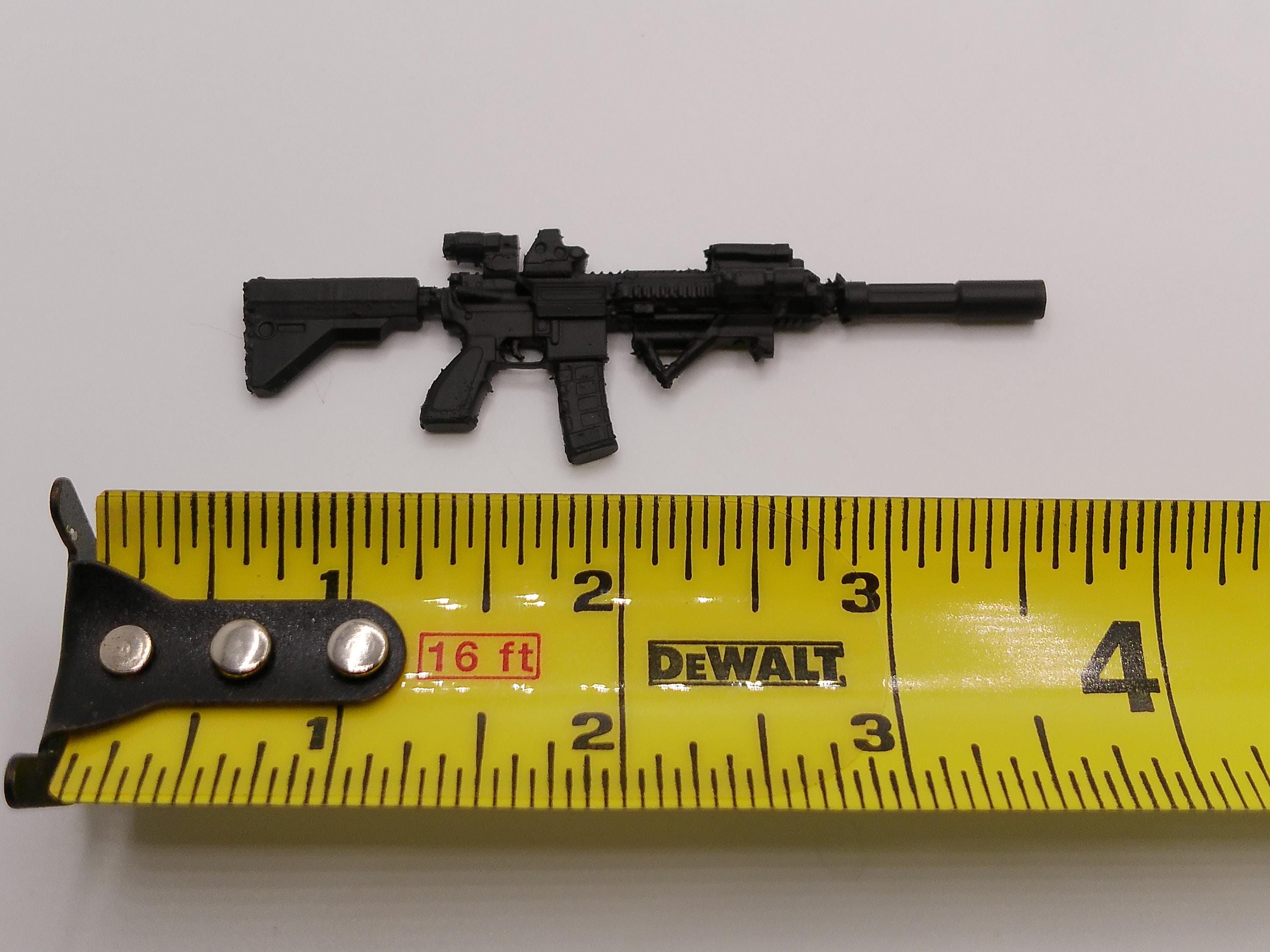 1/6 HK 416D　アサルトライフル　フィギュア用です！ 6インチアクションフィギュア用カスタム1/12スケールHK416ライフル