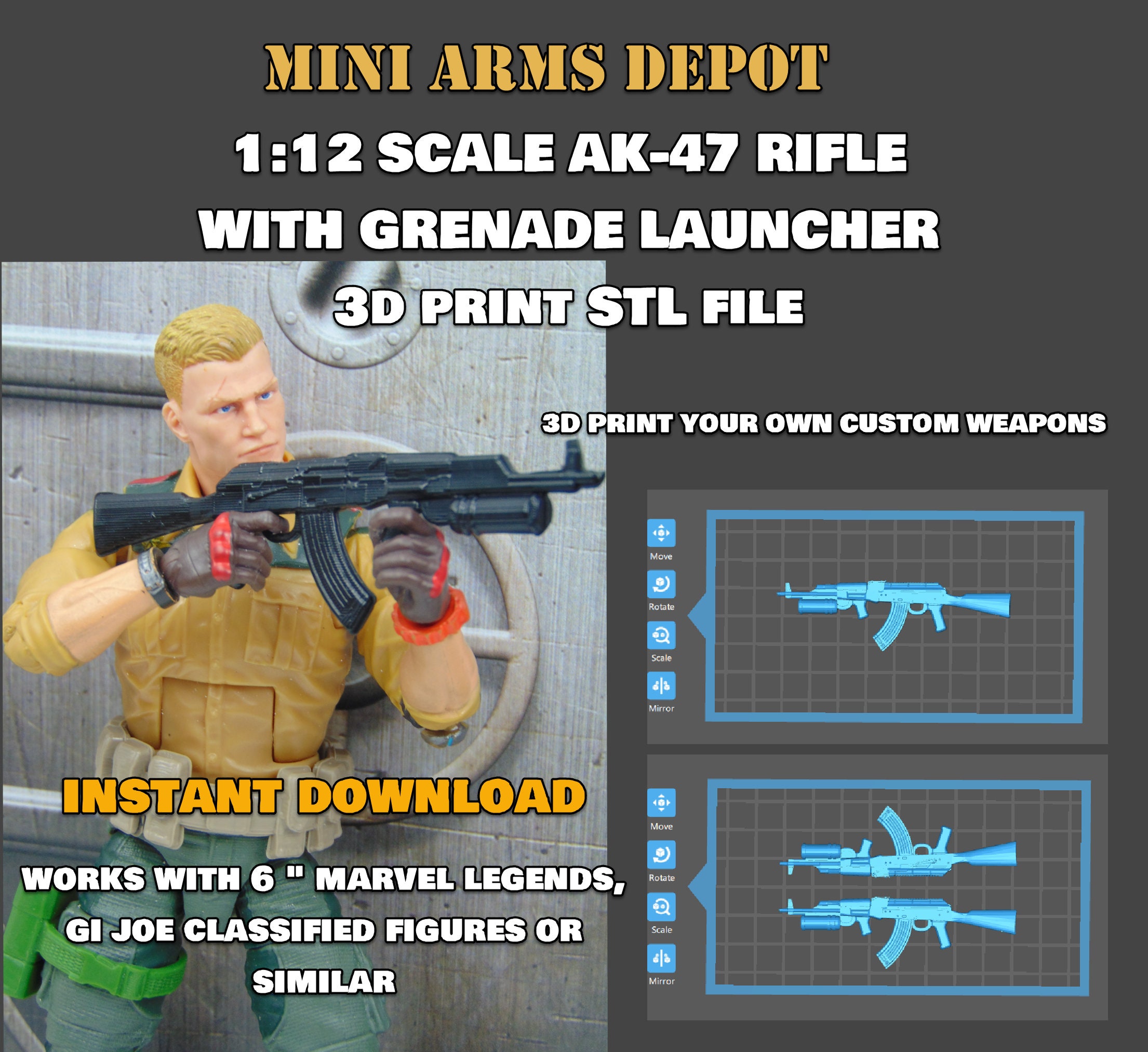 Anime Ak47 - Etsy