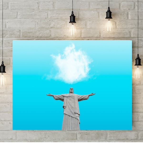 Rio De Janeiro Christ Redeemer Brazil Statue Cristo Retendor Photography Art Pictures Printable Pictures Album Download Photo Gift Print