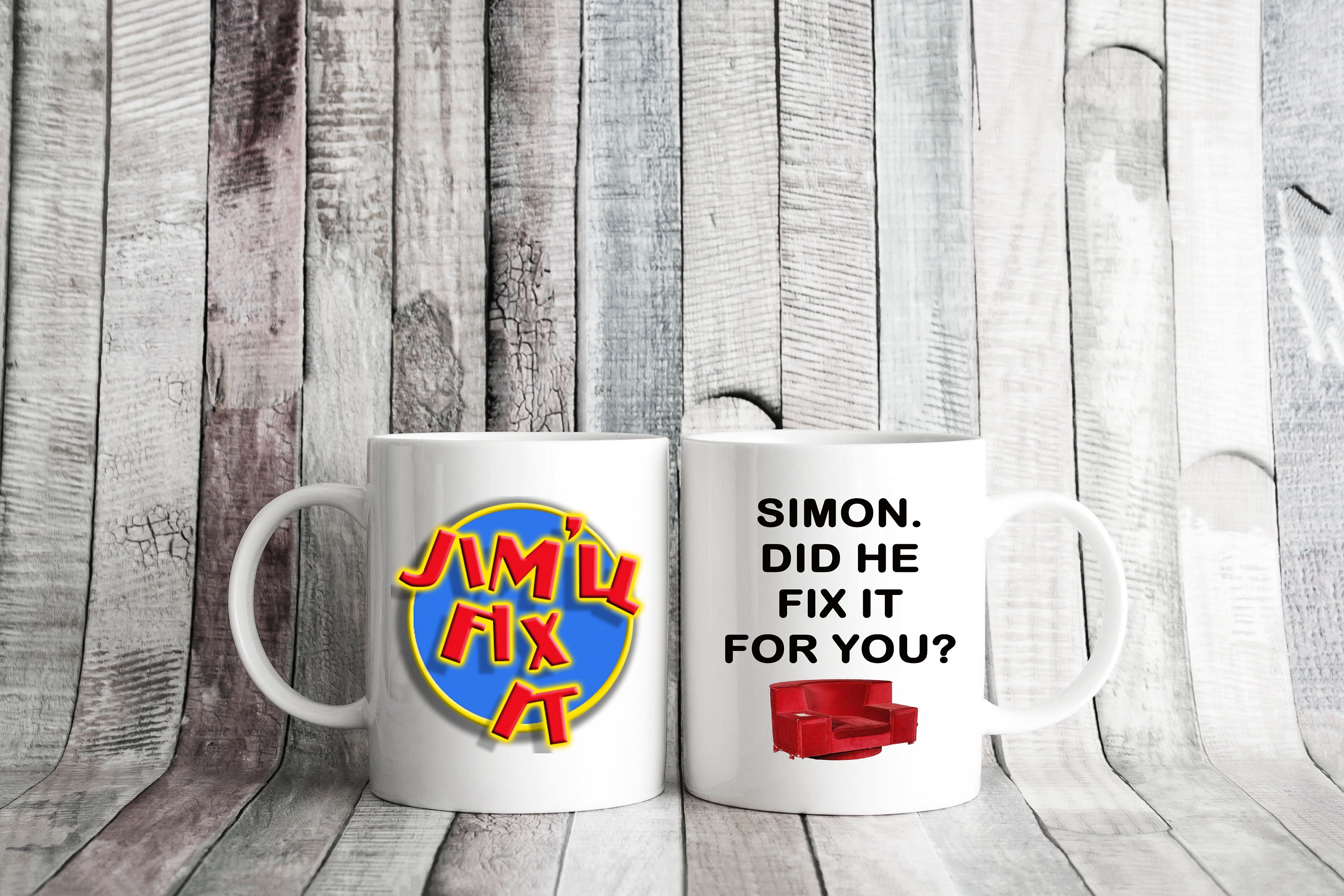 Personalised Jim'll Fix It Coffee Tea Mug. Retro TV Etsy UK Personalised Jim'll Fix It Coffee Tea Mug. Retro TV Etsy UK