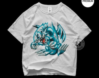 BlueEyes Toon Dragon shirt, Anime shirt, Japanese streetwear