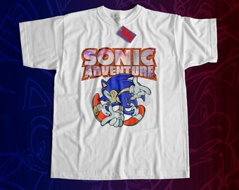 Hedgehog Japanese shirt, Sonic Adventure Shirt, Japanese streetwear