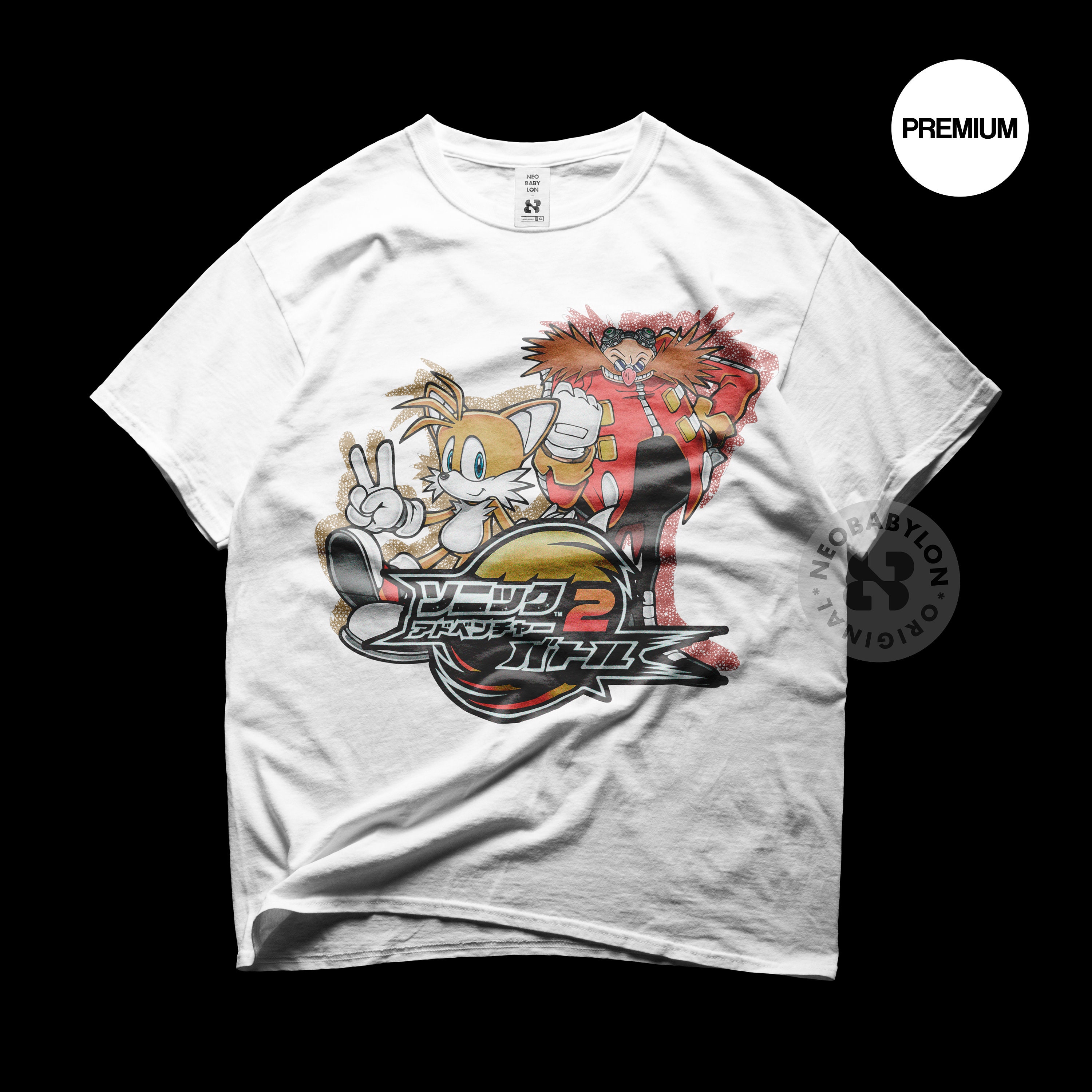 Hedgehog Japanese Shirt, Sonic Adventure 2, Dreamcast Japanese