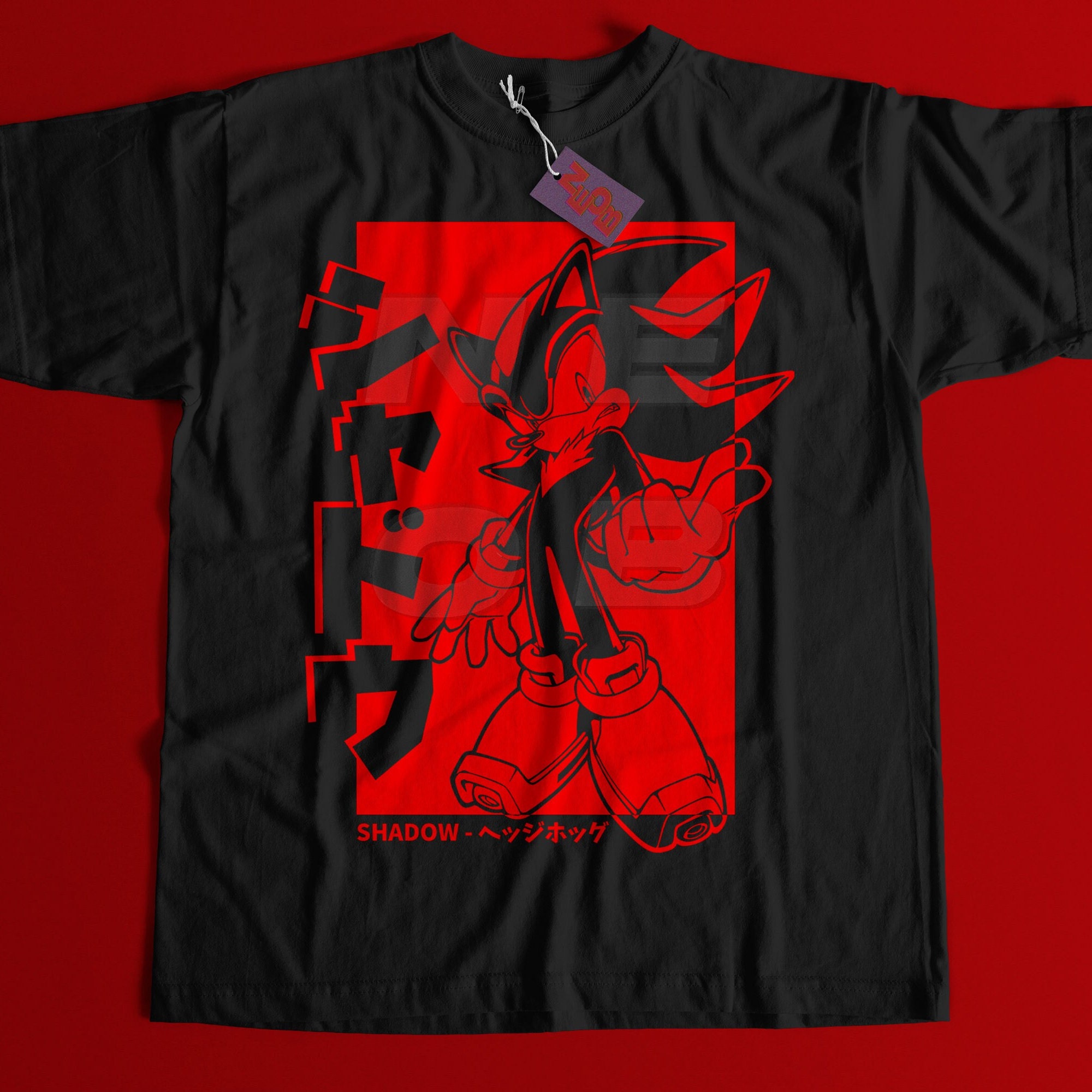 Shadow The Hedgehog Sonic Adventure 2 Y2K Magazine Ad Retro Edgy Unisex  T-Shirt