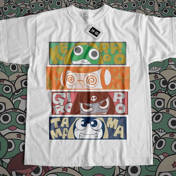 Keroro shirt, japanese streetwear, harajuku style