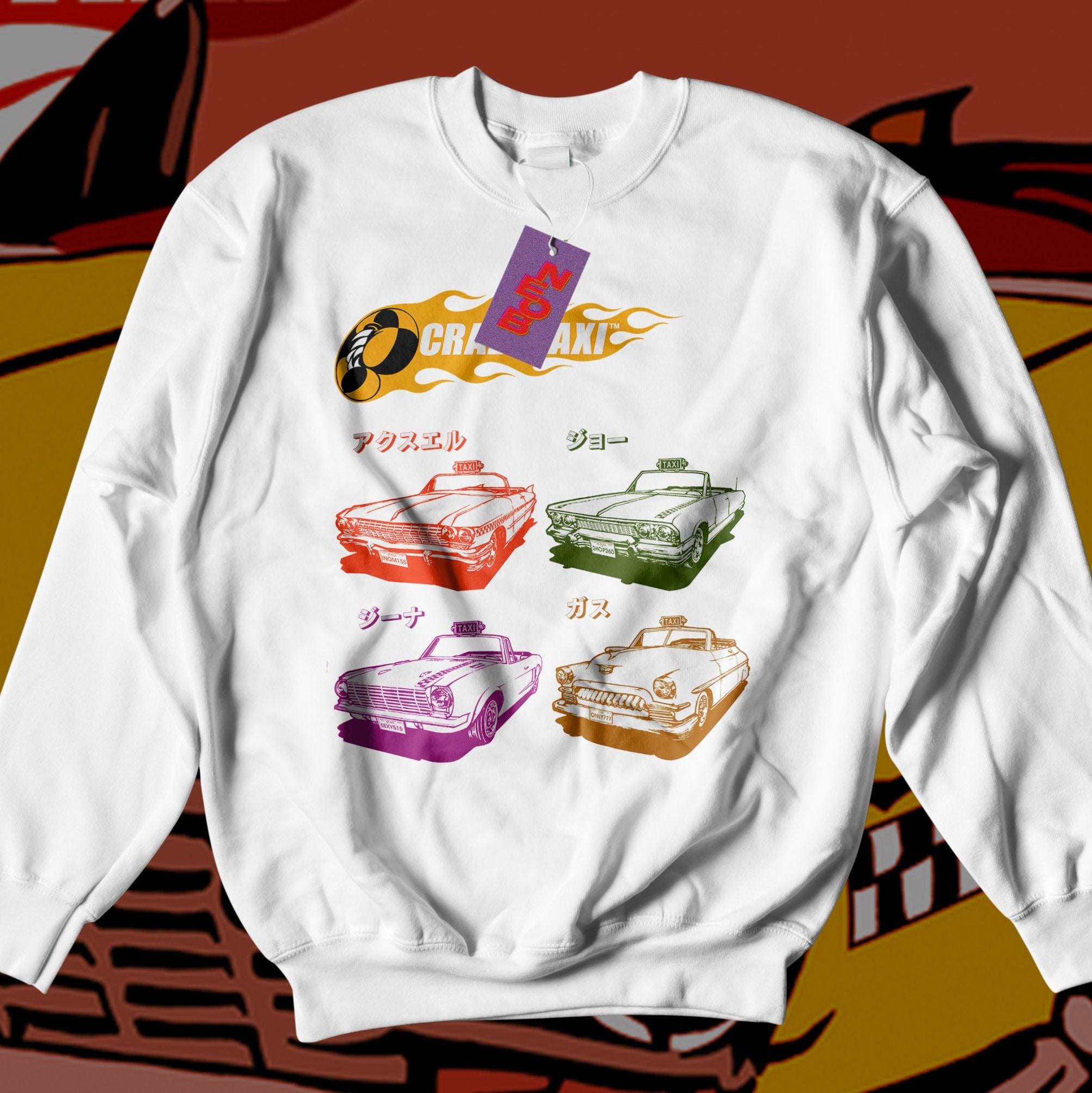 Crazy taxi shirts - Etsy 日本