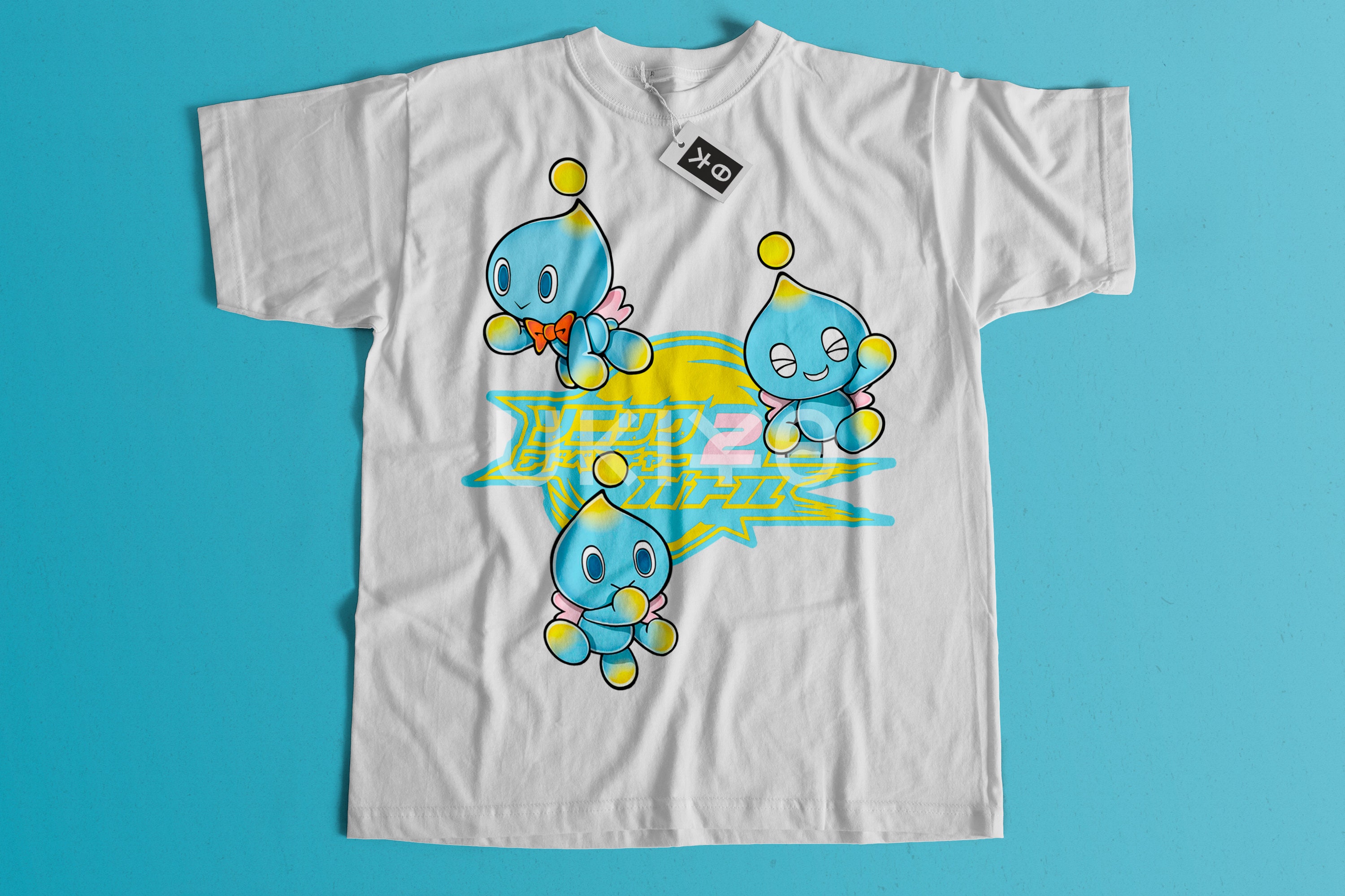 Hedgehog Japanese Shirt, Sonic Adventure 2, Dreamcast Japanese