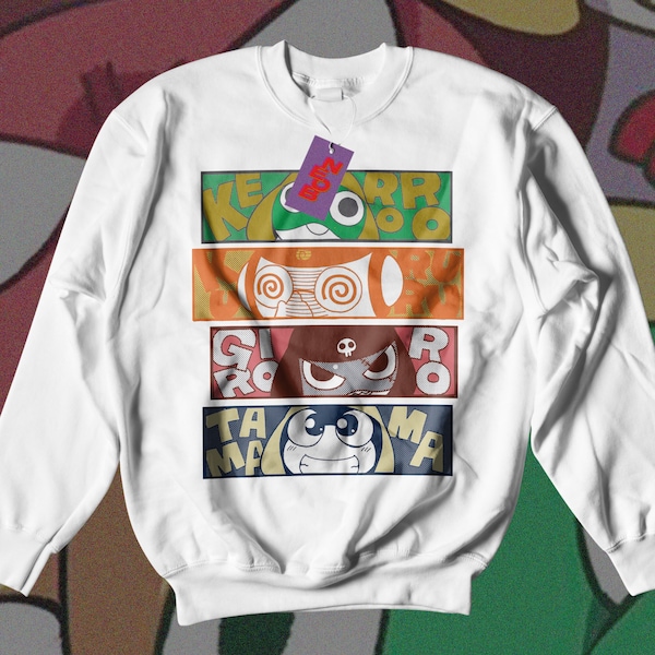 Keroro Sweatshirt, harajuku style, anime wear