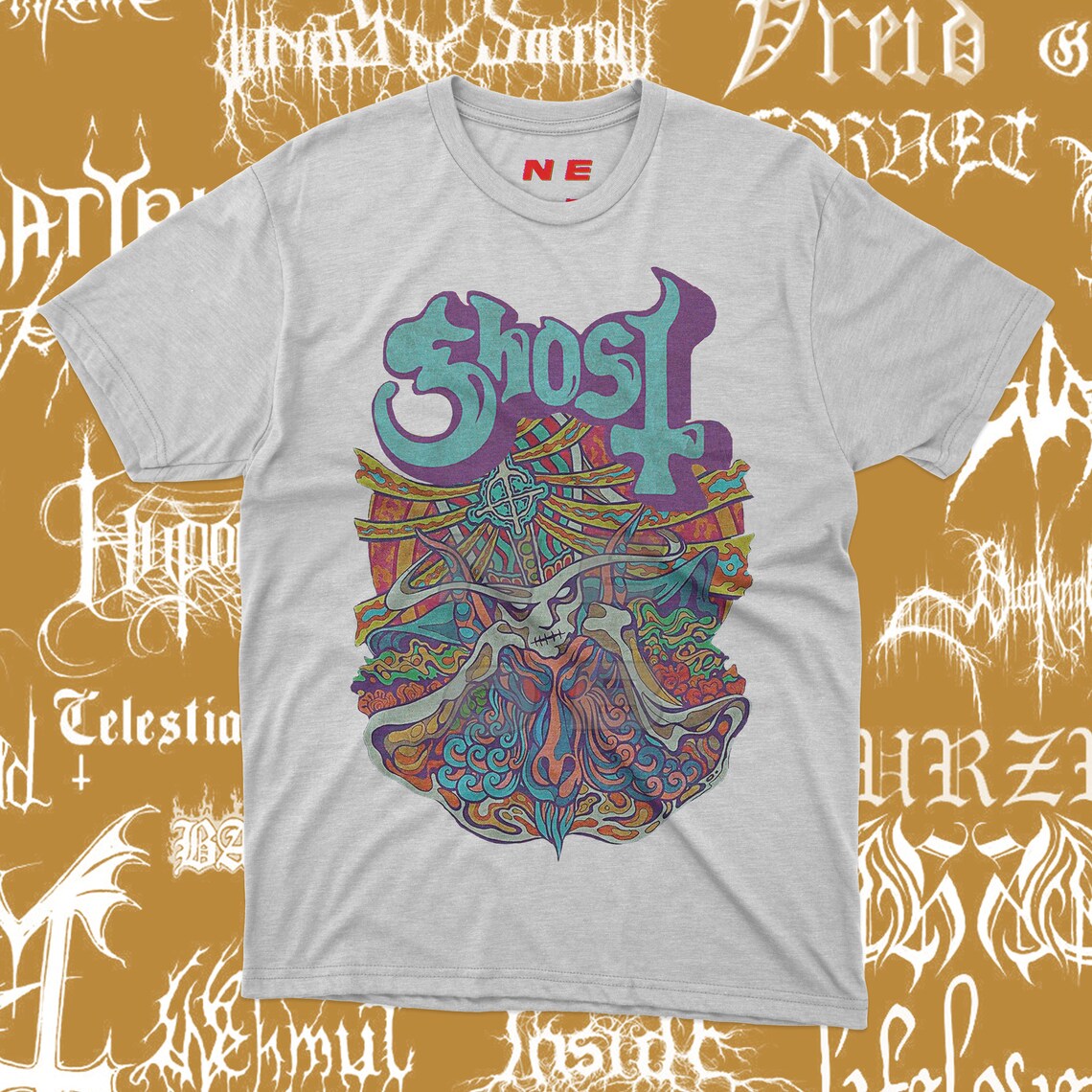 Ghost BC Shirt Ghost BC Mary on a Cross Etsy