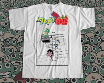 Keroro shirt, anime shirt, japanese streetwear