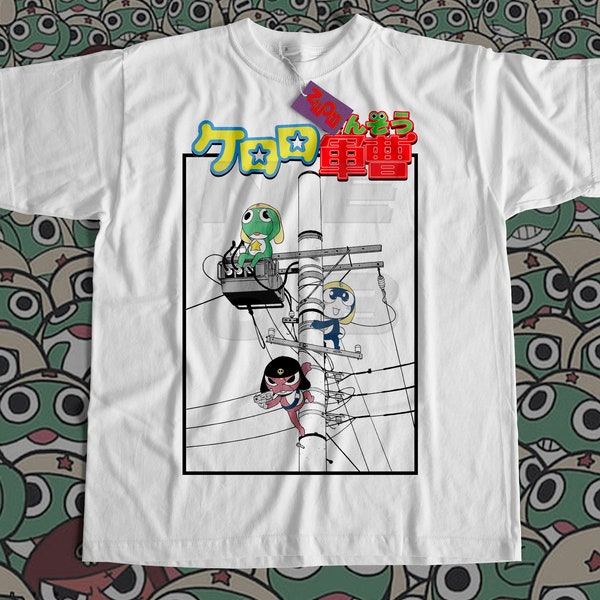 Keroro shirt, anime shirt, japanese streetwear