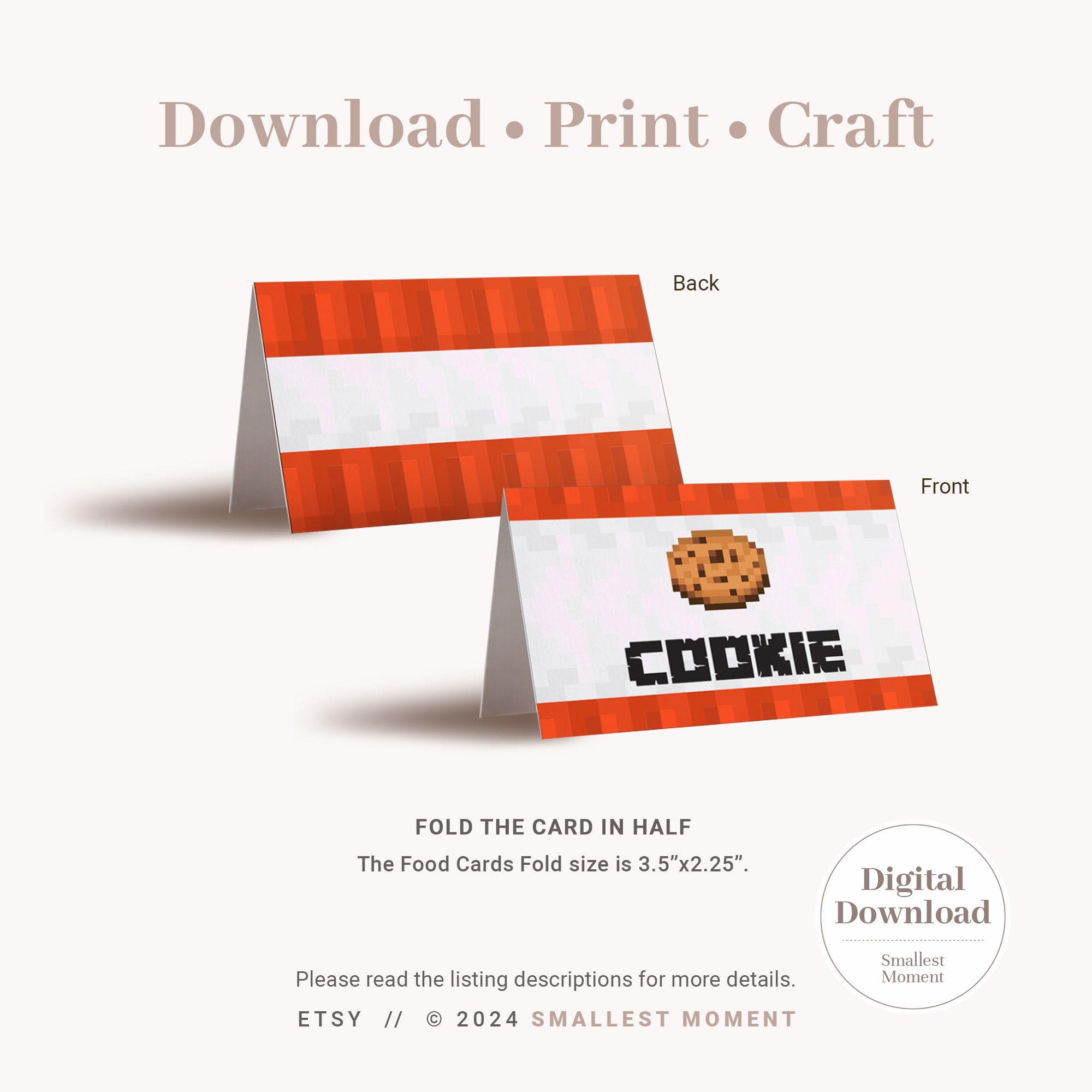 20 Mining-Themed Tent Cards