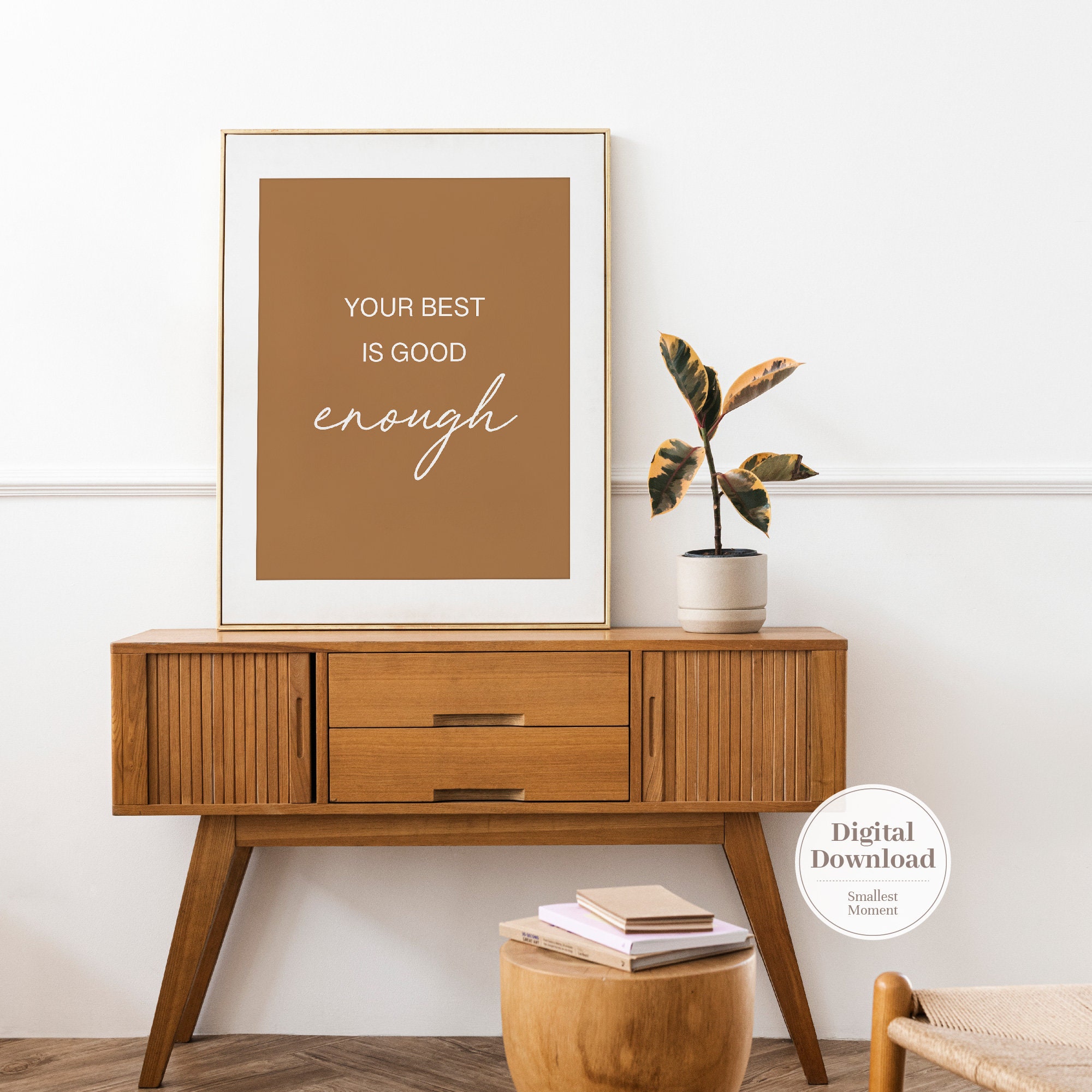 Your Best is Good Enough Affirmations Printable Decor Fall - Etsy