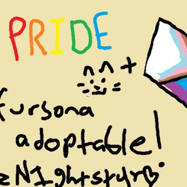 Pride Fursona Furry Adoptable LGBTQ+