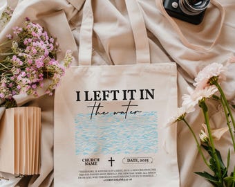 Baptism Gift, Christian Tote Bag Canvas, Scripture Bible Verse, Bible Tote Bag, Bible Bag, Unique Christian Gifts, Jesus Tote Bag
