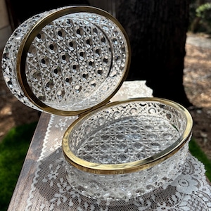 Baccarat Crystal Trinket Box - Etsy