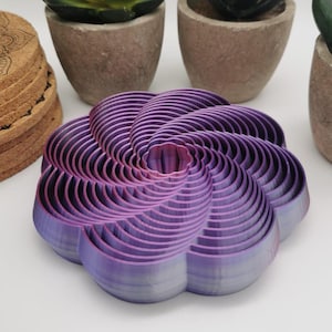 Fidget Tornado | Blomleksak | Fidget Moln | Supertillfredsställande | Fraktalleksak | Taktil skrivbordsleksak