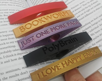 Personalized Book Page Holder | Book Holder | Gift for Book Lovers | Book Accessories | Reading Accessories | Page Holder | Book Accessory