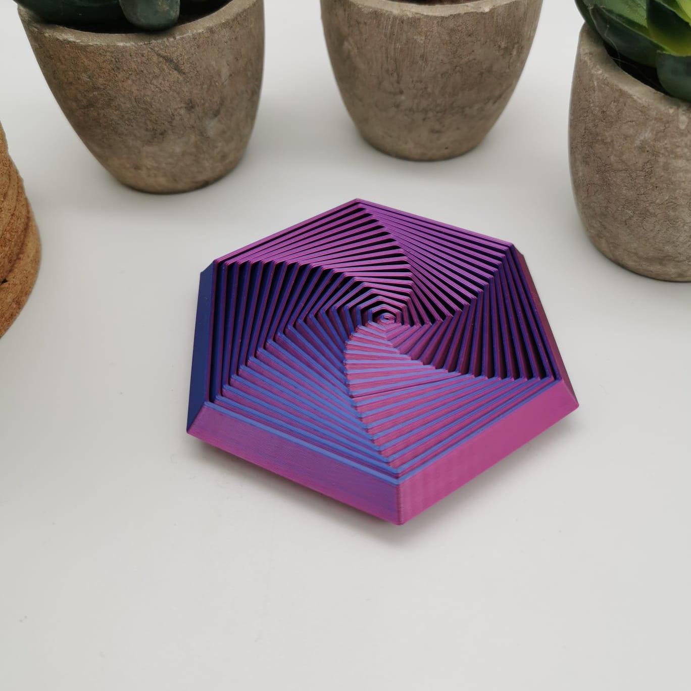 Heagonal Fidget Hexagon Fidget - the Fractal Hexagon | Toy | Hexagonal Fidget | Fractal ...
