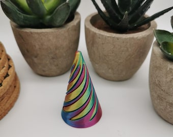 Vortex Thread - the irrational fidget toy | desk toy | mathematical fidget | desktop fidget | spiral fidget | vortex fidget