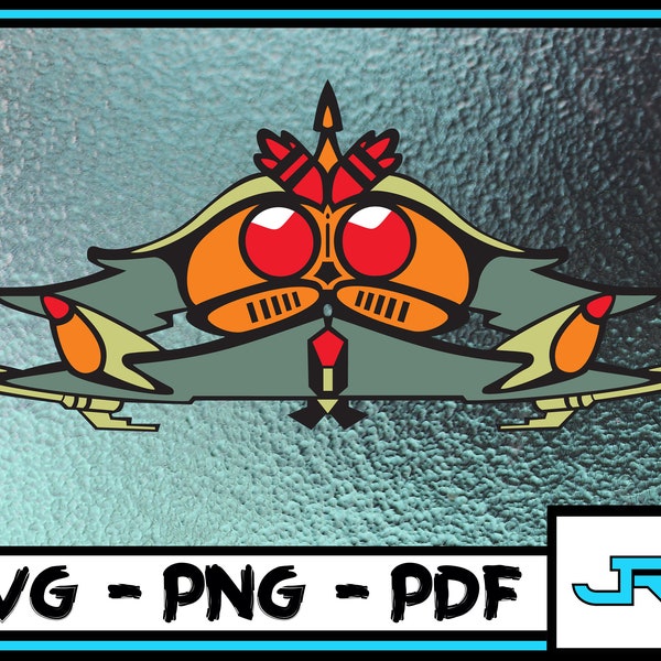 Galaga_Bug-Svg-Pdf-Png-Digital Download