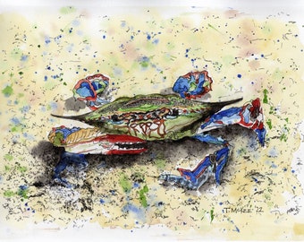 Snoozing Crab