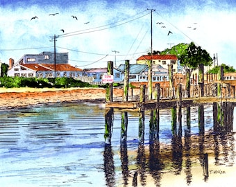 The Docks at Bowers Beach Delaware