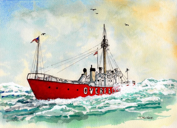 Overfalls Lightship, Lewes, Delaware