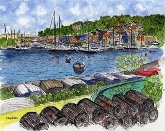 Harbor in Kinsale, Ireland